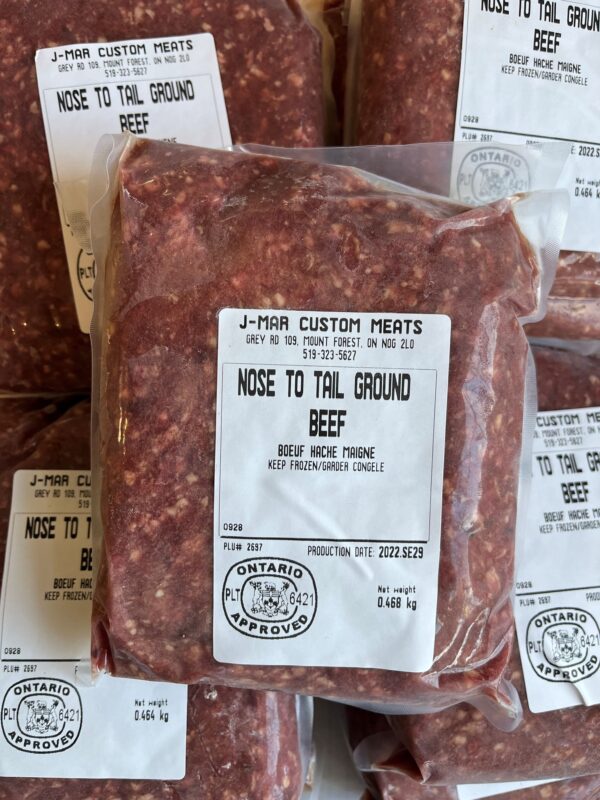 Greener Pastures Bulk Nose to Tail Ground Beef Box 25lbs - 100% Grass Fed 2