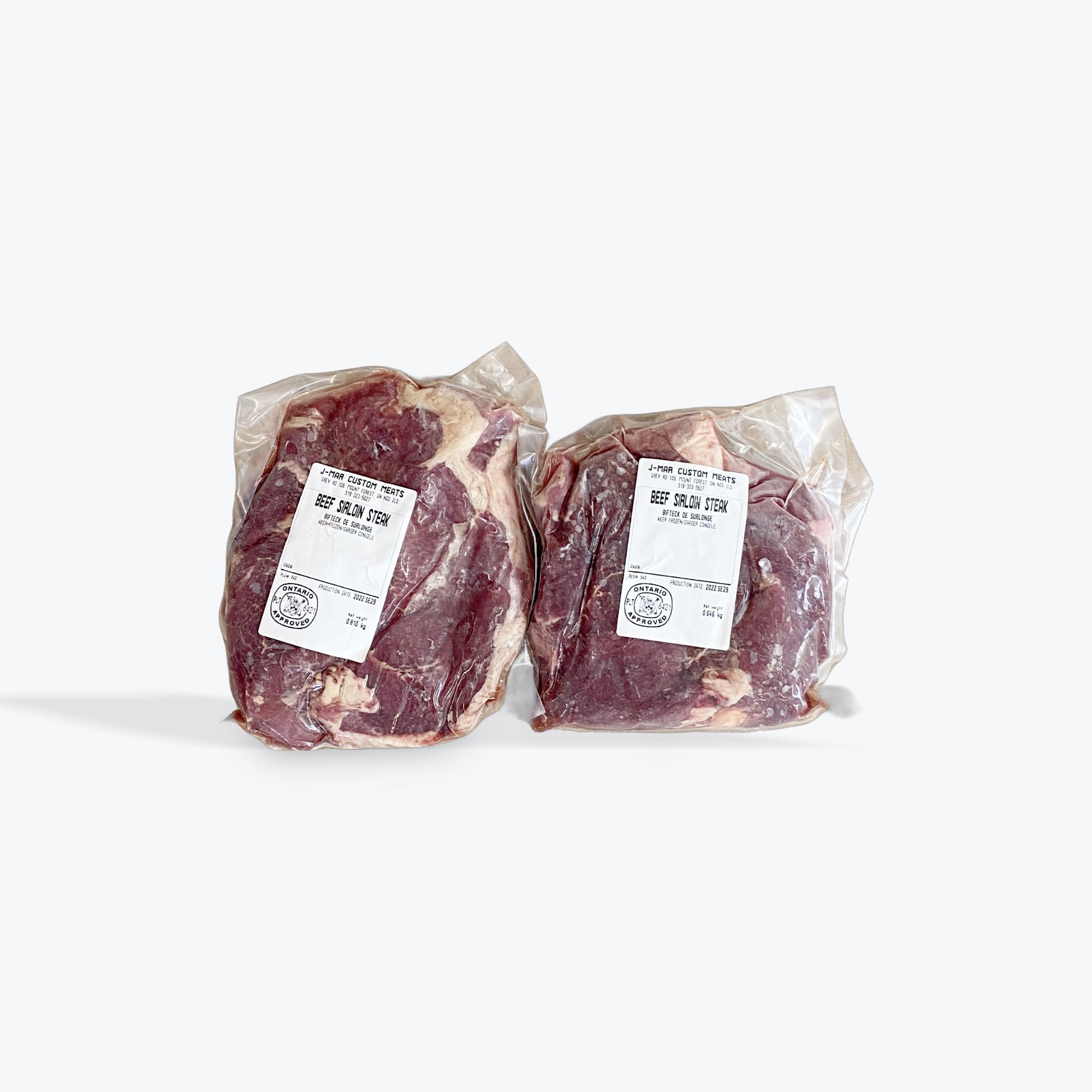 Greener Pastures Beef Sirloin Steaks 3lbs - 100% Grass Fed 2